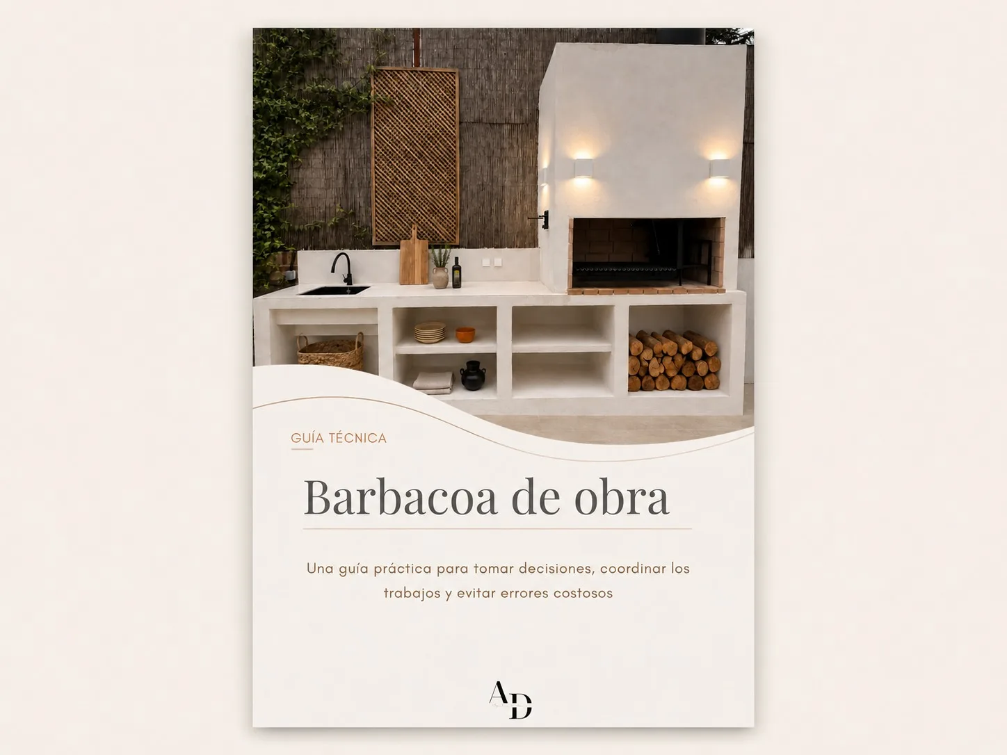 Portada de la guía digital sobre barbacoas de obra